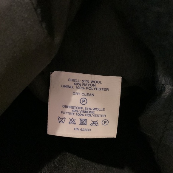 LANDS END …NWOT, Wool blend car coat - Picture 4 of 6